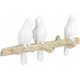 thumbnail image 2 of Gancho decorativo de resina para pájaros que cuelga en una rama, colgador de pared decorativo Art Deco, abrigo/sombrero/llave/toalla/percha de ropa, colgador de almacenamiento - Tres pájaros, 2 of 4