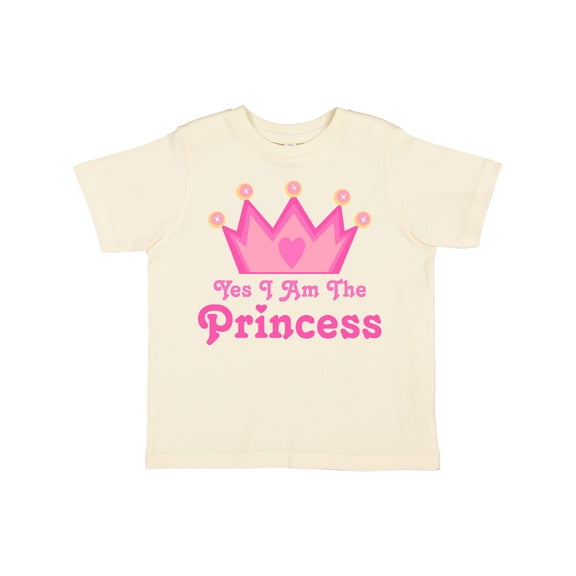 Inktastic Yes I Am the Princess Crown Girls Toddler T-Shirt