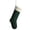 Green, variant on 18 Inch Cable Knitted Christmas Stockings Large Size Classic Traditional Hanging Stocking for Fireplace Mantel, Family Holiday Party Home Decorations Xmas 1PC