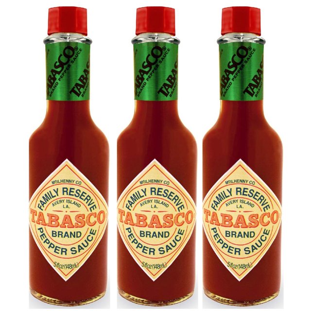 Tabasco Limited Edition Family Reserve Pepper Sauce, 5 Oz, 3 Pack