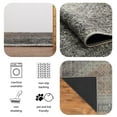 thumbnail image 4 of Keen Home Design Machine Washable Area Rugs with Non-slip Backing, Ideal for Hallway, Living Room, Bedroom, Kitchen and Laundry Room, Vintage Moroccan and Low Pile Rug - ( 2'6'' x 10'), 4 of 9