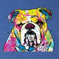 thumbnail image 5 of Wild Bobby Dean Russo Neon Colorful Pug Dog The Bulldog Dog Lover Men Premium Tri Blend Tee, Vintage Royal, Large, 5 of 5