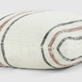 thumbnail image 3 of Noble Linens Yarn-Dyed Cotton Decor Throw Pillow in Framed Stripe Pattern, 3 of 8
