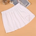 thumbnail image 4 of Noyal Women Mini Skirt Shirt Extenders Cotton Adjustable Layering Fake Top Lower Sweep Skirt, 4 of 5