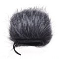 thumbnail image 2 of Windscreen EY-M24 Furry Outdoor Micrófono Wantscreen Artificial Fur Muff Wind Cover 9Cmx5cm L X D Para Rode Stereo VideoMic Pro y Más Gris-, 2 of 7