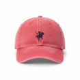 thumbnail image 1 of Gorra Polo Club Yorkshire Unitalla con Logo Bordado y Efecto Acid Wash Rojo, 1 of 4