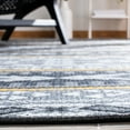 thumbnail image 6 of SAFAVIEH Journey Bojan Tribal Machine Washable Area Rug, Grey/Gold, 6'7" x 6'7" Square, 6 of 13