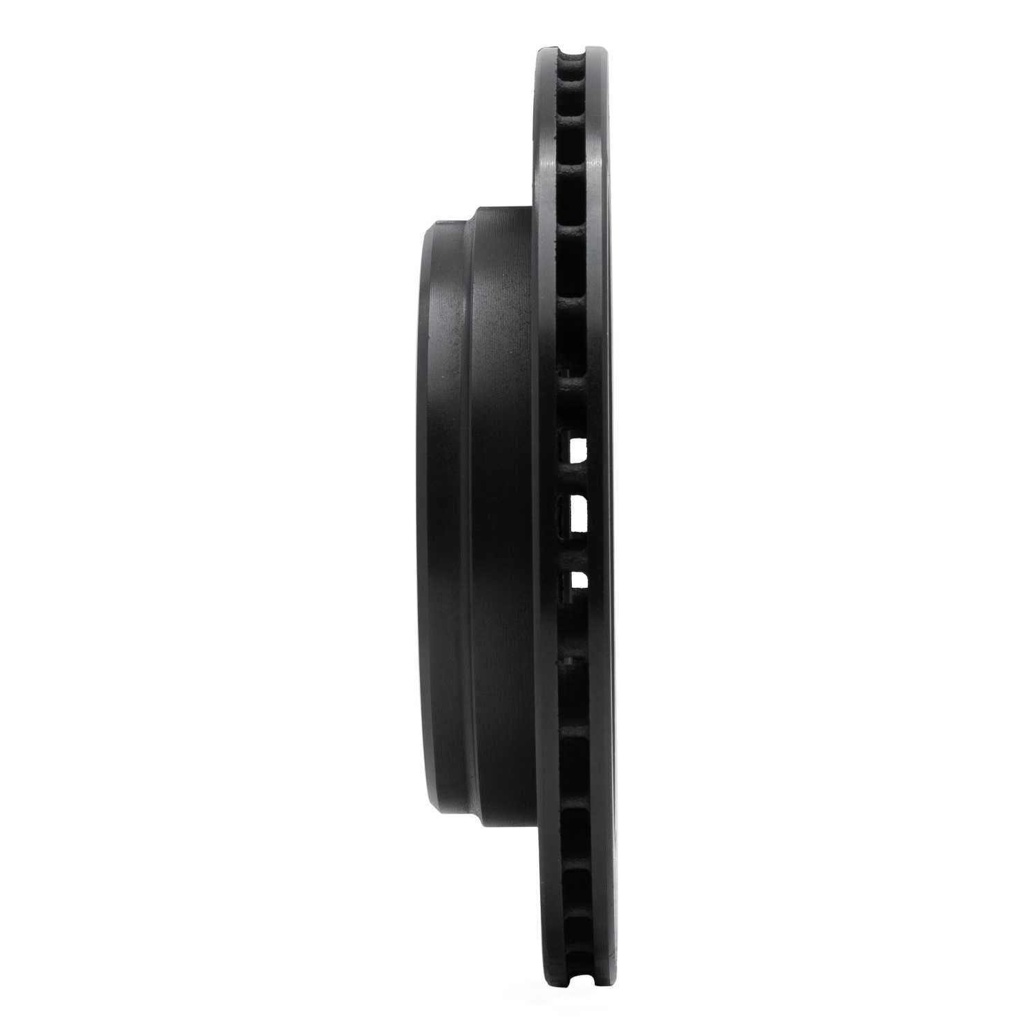 Dynamic Friction Company 633-80015L DFC Brake Rotor - Drilled And Slotted - Black