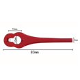 thumbnail image 2 of Cortacésped de cuchilla de plástico de 40 piezas, cortador de césped inalámbrico eléctrico (rojo), 2 of 5