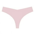 thumbnail image 1 of Zhuge Ropa interior sin costuras para mujer, bragas sexys de encaje estilo hipster, tanga, bragas, ropa interior para mujer, 3 piezas (polvo coral, L), 1 of 2