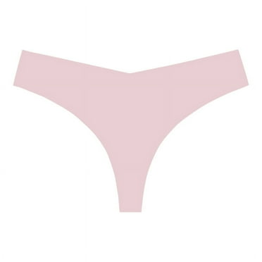 ERDOUY Women’s Seamless Underwears Panties Sexy Lace Hipster Bikini Thong Briefs Panty Underwear for Women,3pcs(Coral Powder,L)