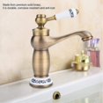 thumbnail image 4 of Basin Mixer Tap Bathroom Sink Faucet Ceramic Antique Blue White Porcelain Bathroom Sink Faucet Long Neck Single Handle Kitchen Sink Mixer Tap Cold/hot, 4 of 4