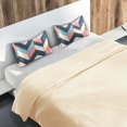 thumbnail image 5 of Yayeee Pillowcase Standard Size Set of 2 Satin Wrinkle Resistant Pillow Case, Pink Geometric, 5 of 8