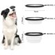 thumbnail image 1 of Botella de agua para perros, botella de agua para gatos y perros con gatos para caminar, 1 pieza, entrega de una sola taza, tazón doble blanco (blanco) LingWen 8390614612211, 1 of 1