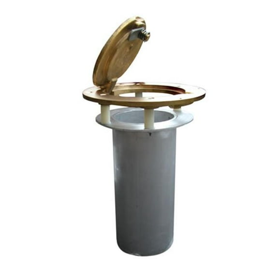 Jaypro Sports PVB-75S-CP Floor Sleeve and Chrome Hinged Cover 3.5 in.