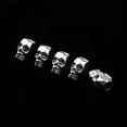 thumbnail image 3 of 60 Piezas Cool Skull Vikings Beads Decoraciones para El Cabello de Moda s Clips Accesorios para Mujeres Hombres de cabellero Yuyangstore Granos de las extensiones del pelo, 3 of 8