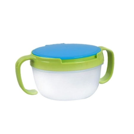 Kids Baby Anti-Spill Food Storage Bowl Seal Proof Snack Catcher