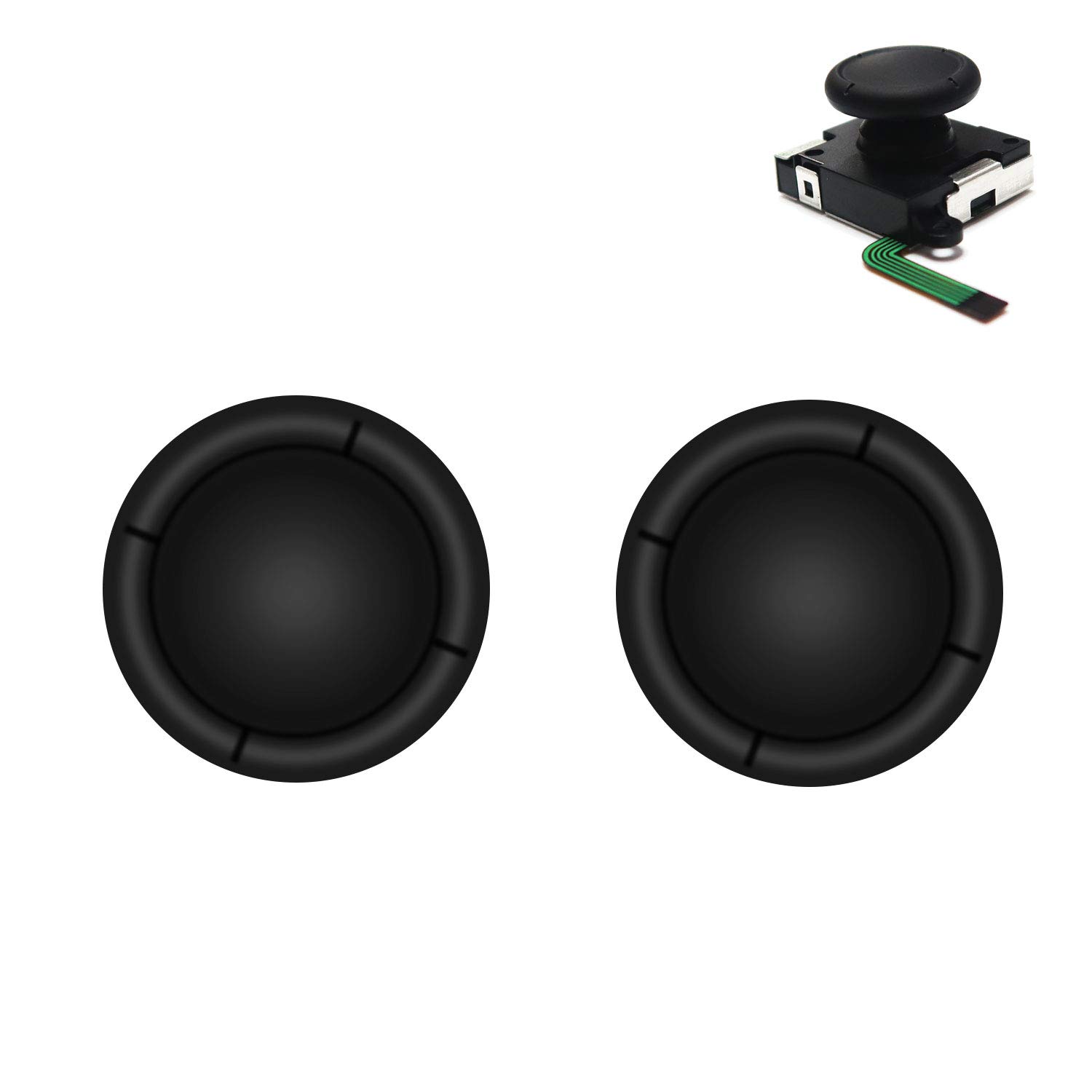 Replacement Thumb Grip Caps for Nintendo Switch 3D Analog Stick and