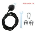 thumbnail image 3 of Sistema de poleas para ejercicios de gimnasio con cable, accesorio para ejercicios de bíceps y tríceps. Ajustable 2M, 3 of 9
