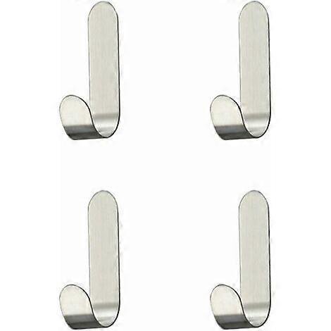 UrbanMingle Pieces Stainless Steel Adhesive Hooks, Self Adhesive Hooks, for