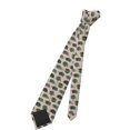thumbnail image 7 of Zufioo Cute Armadillo Print Men's Silk Tie, Business Suit Tie - Anti-floating Buckle Design, Clothing Accessories Suitable for Business, Daily Life, Banquets, 7 of 7