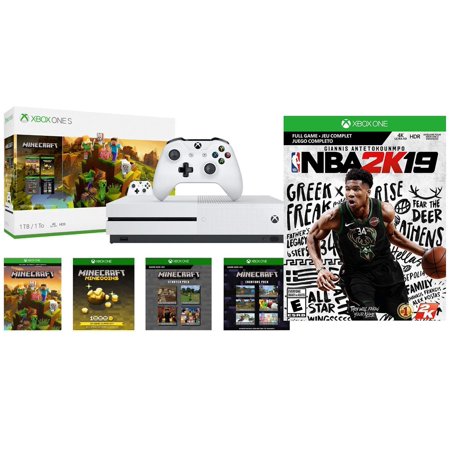 Xbox One Nba 2k19 Minecraft Creators Bonus Bundle Xbox One S 1tb