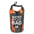 thumbnail image 6 of Small Waterproof Heavy Duty Storage Sack Keeps Gear Dry Shoulder Bag Lightweight 2L for Rafting Canoe Boating Kayaking Camping , Orange A-Orange, 6 of 6