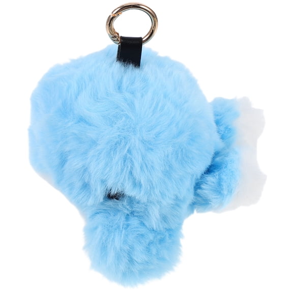 SKISUNO Cute Little Character Keychain Plush Sky-Blue 1Pack
