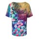 thumbnail image 5 of Gibobby Camiseta de manga corta con cuello en V Camiseta suelta informal con cuello en V para mujer, blusa manga corta con estampado(Morado,CH), 5 of 5