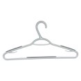 thumbnail image 4 of Mainstays, Adult Non-Slip TPR Plastic Hanger, 20 pack, White and Grey Color, 4 of 8