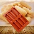 thumbnail image 2 of Rectangular Mold Cereal Bar Mold Finger Mold Silicone Pastry Mold with 8 Cavities Chocolate Mold Non-Stick Mini Cake Mold for Energy Bar Dessert Kitchen Bakery, 2 of 4