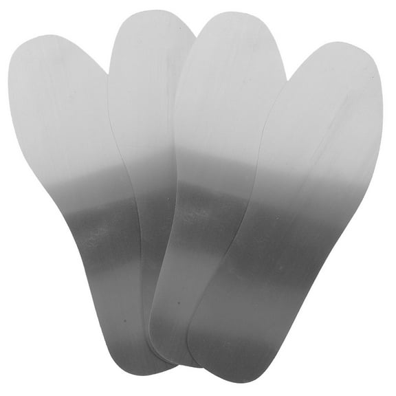 OUNONA 2 Pair Stainless Steel Anti-Puncture Insoles Metal Shoe Inserts For Men And Women Work Boot Insoles For Hiking And Outdoor Activities