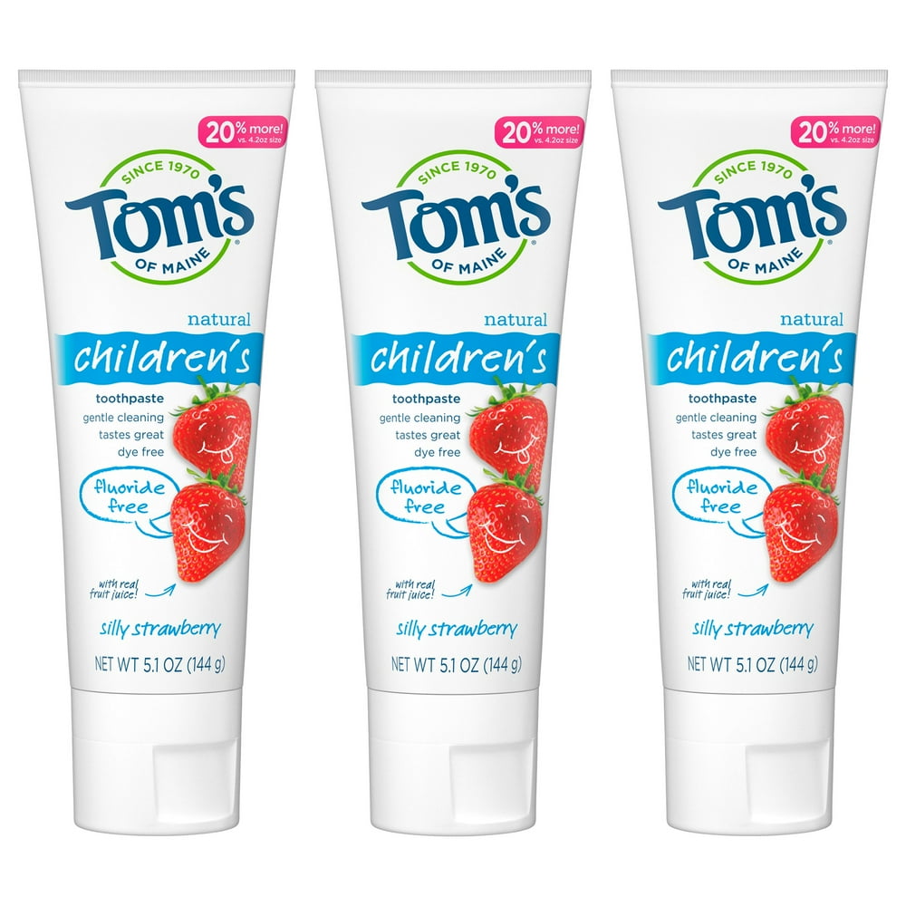 Tom's of Maine FluorideFree Children's Toothpaste, Kids Toothpaste