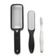 thumbnail image 1 of Herramientas de pedicura para lima de pies, removedor de durezas para pies, removedor de piel muerta de acero inoxidable para pies, raspadores de pies reutilizables removedor de piel dura,(Negro), 1 of 5