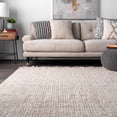 thumbnail image 3 of Natura Collection Chunky Loop Jute Area Rug, 6' Round, Off-White, 3 of 8
