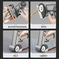 thumbnail image 4 of Cordless 40W Electric Cutting Scissors with 4-Speed Control, 2000mAh Rechargeable Battery, LED Display & Light, SK5 Steel Blade, USB Charging, Quick Blade Replacement for Cardboard, Fabric, Leather,, 4 of 7