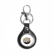 Brown Jungle Civet Cats Lovely Little Key Link Chain Ring Keyholder Finder Hook Metal
