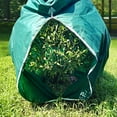 thumbnail image 3 of Agfabric Plant Cover Warm Worth Frost Blanket - 1.5 oz 60''x72'' Shrub Jacket - Rectangle Plant Cover with Zipper for Season Extension & Frost Protection, Dark Green, 3 of 4