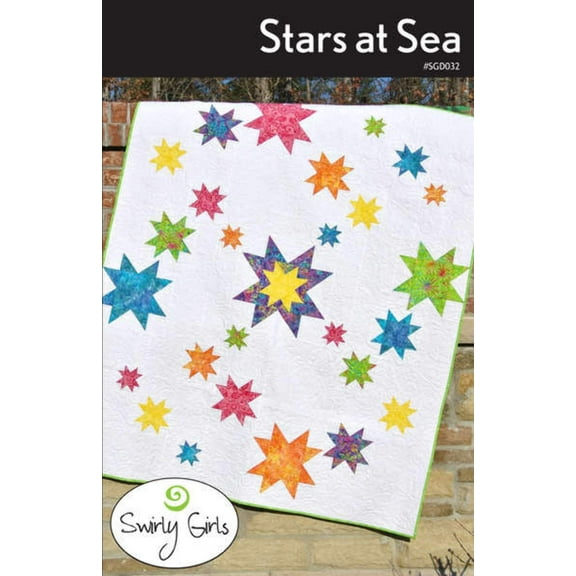 Stars At Sea Quilt Pattern by Swirly Girls Designs