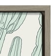 thumbnail image 3 of Kate and Laurel Sylvie Cacti Garden Framed Canvas Wall Art by Alicia Schultz, 18x24 Gray, Succulent Inspired Art for Wall, 3 of 8