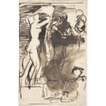 thumbnail image 2 of Sir David Wilkie 13x18 Gold Ornate Wood Frame and Double Matted Museum Art Print Titled - Studies for ‘The Bride at Her Toilet on the Day of Her Wedding’ (ca. 1838), 2 of 4