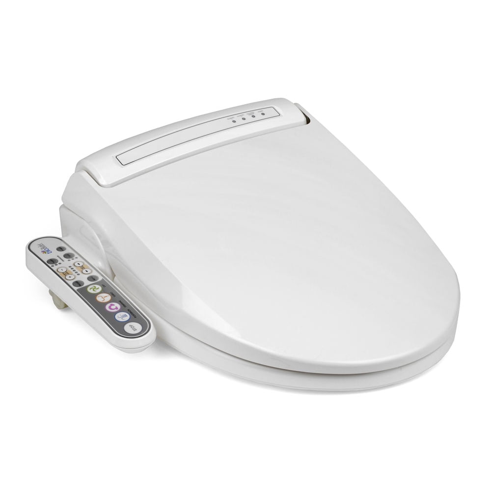 Bio Bidet Prestige BB800 Elongated White Bidet Toilet Seat, Adjustable
