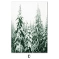 thumbnail image 1 of Pinturas de arte de pared de paisaje forestal de invierno personalizable, imágenes de renos, carteles e impresiones de Navidad, murales de habitación para el hogar, 1 of 4