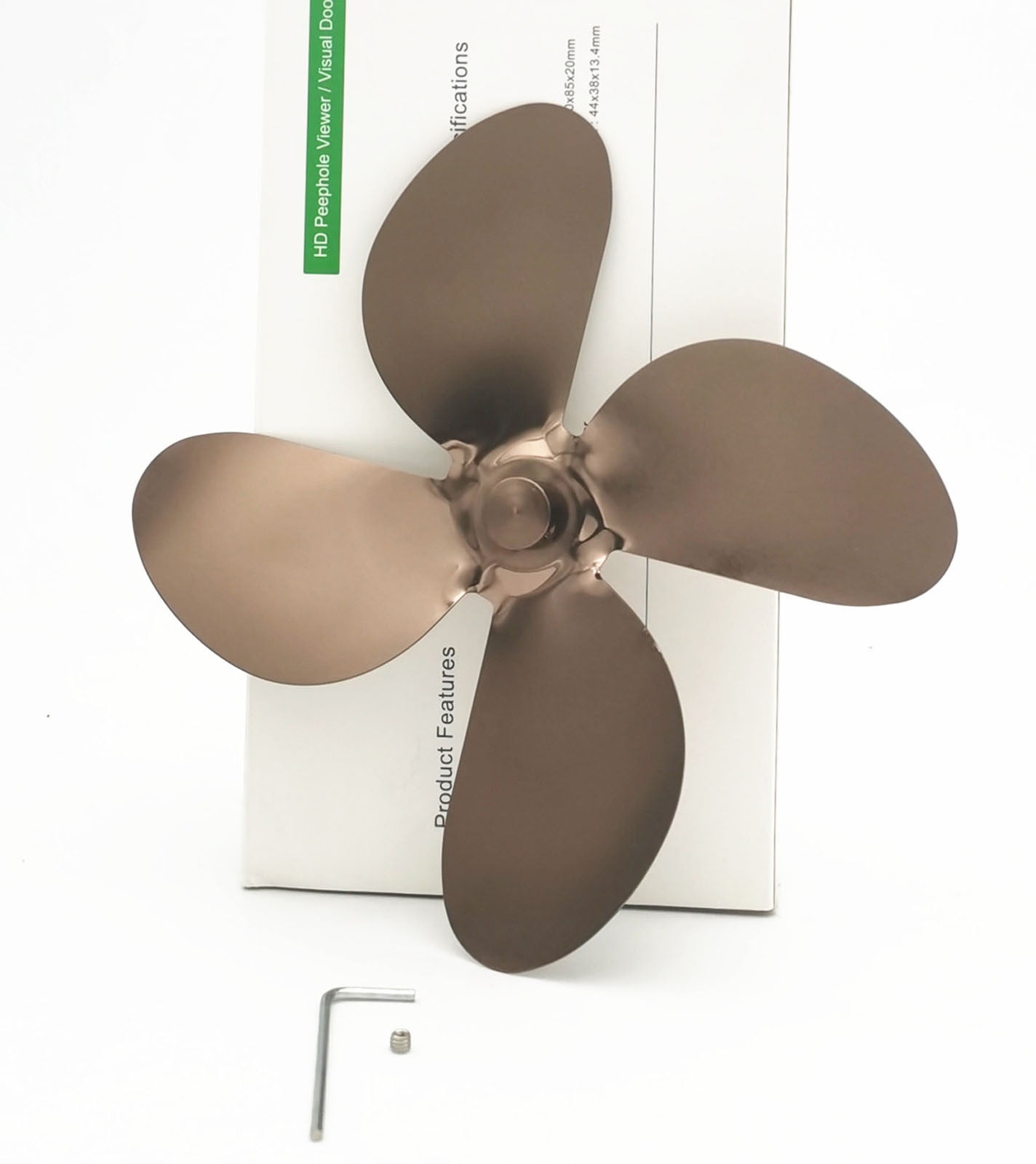 4 Leafshaped Aluminum Heatresistant Christmas Fireplace Thermal Power