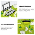 thumbnail image 5 of Easygdp Green Apple Print Elastic and Washable Suitcase Protective Cover with Hidden Zipper Fits 18-32 inch Luggage -X-Large, 5 of 9