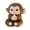 Brown, variant on QITOWM 30cm Soft-Plush Monkey Baby Teddy Pillow - Cute Monkey Doll Figurine - Toy Decoration Item - Festival Gift - (Brown Plush Toy)