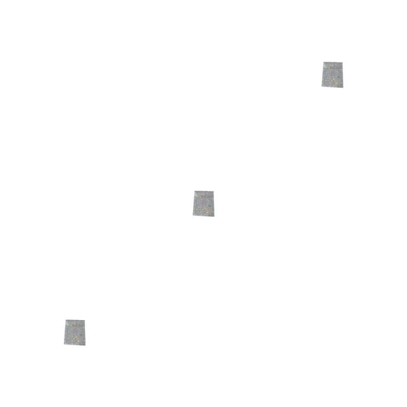 Bearachild 100 bolsas de papel de aluminio con cierre hermético, brillantes con estrellas, 7,5 x 6,5 cm Type1 NO1