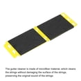 thumbnail image 4 of Uxcell Guitar String Cleaner Fretboard Cleaning Cloth Scrubber Tool for Guitar, Bass Black Yellow 1 Pack, 4 of 5