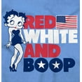 thumbnail image 2 of Betty Boop Red White Blue Patriotic Zip Hoodie Sweatshirt Women Brisco Brands 5X, 2 of 6