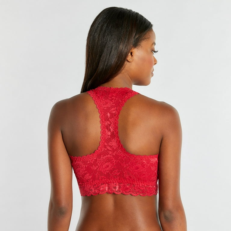 Cosabella Women's Never Say Never Curvy Racie Racerback Bralette in Red 